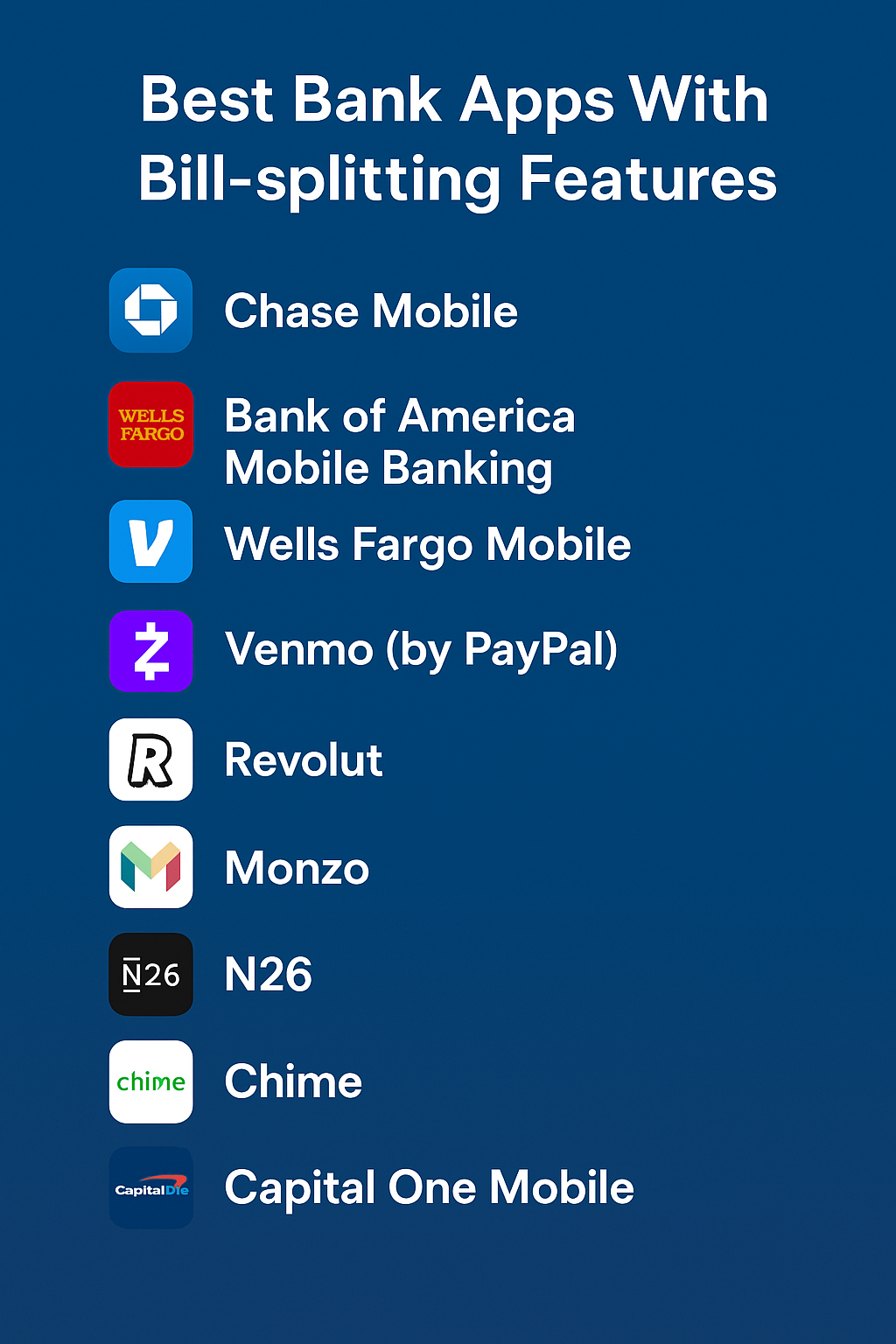 10 Best Bank Apps With Bill-splitting Features