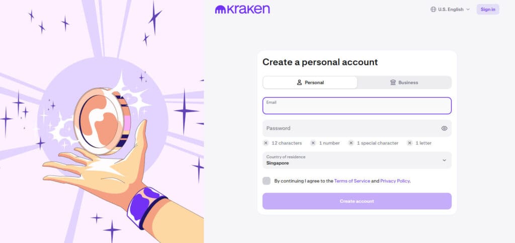 How to Buy Crypto with BoursoBank: A Simple Guide 4 Create an Account Kraken