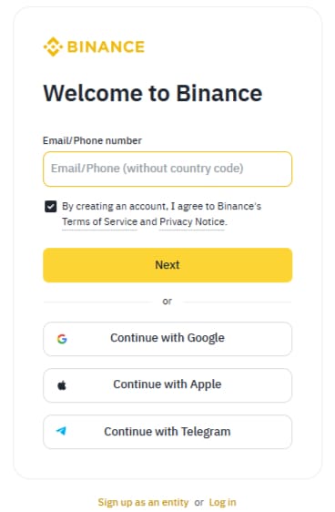 How to Buy Crypto with Western Union: A Step-by-Step Guide 4 Open a Binance Account