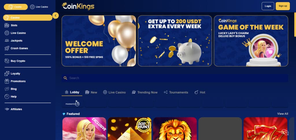 10 Best Bitcoin & Crypto Casinos & Gambling Sites Hong Kong 5 CoinKings Bitcoin & Crypto Casinos & Gambling Sites Hong Kong