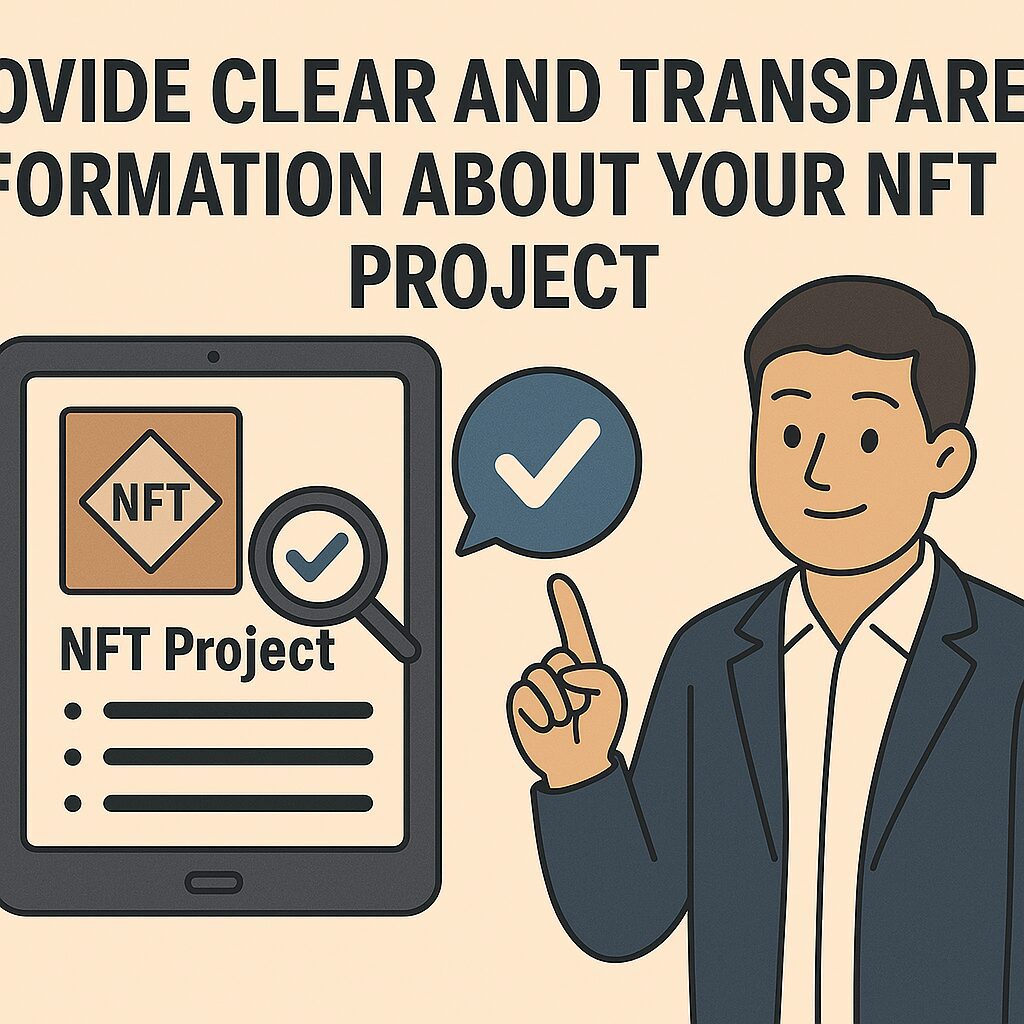 Provide clear and transparent information about your NFT project