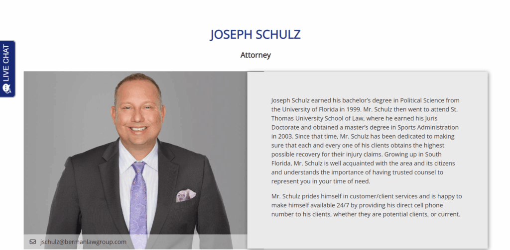 10 Best Car Accident Attorneys Berman Law Group 6 Joseph C. Schulz