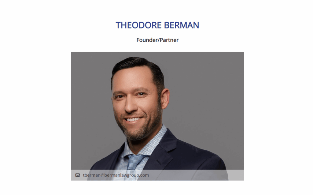 10 Best Car Accident Attorneys Berman Law Group 5 Theodore (Ted) Berman