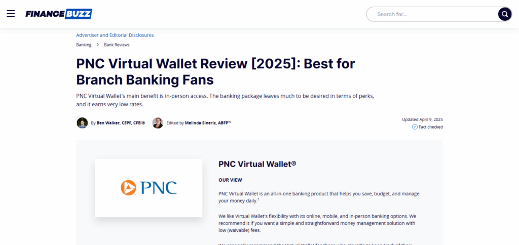 10 Best Bank Sign-up Bonuses In 2025 7 PNC Virtual Wallet With Performance Select Checking/Savings