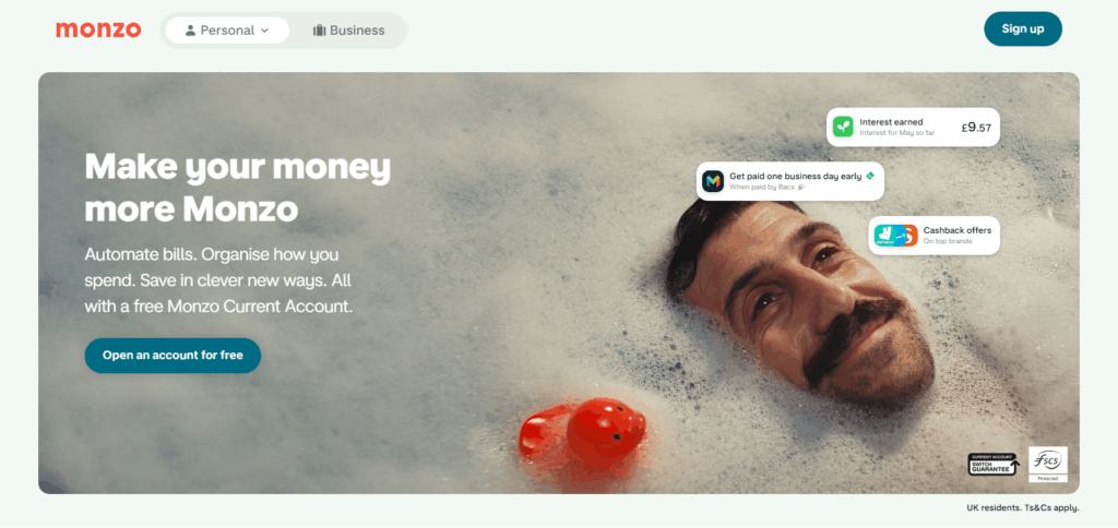 10 Best Bank For Digital Transactions In 2025 10 Monzo