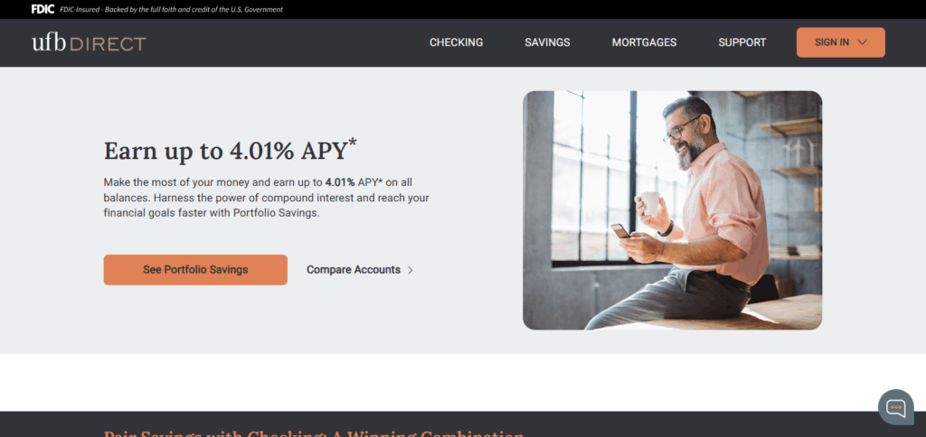 10 Best Money Market Accounts With Instant Fraud Protection 5 UFB Direct’s Ultra-High Yield Checking/Savings Account