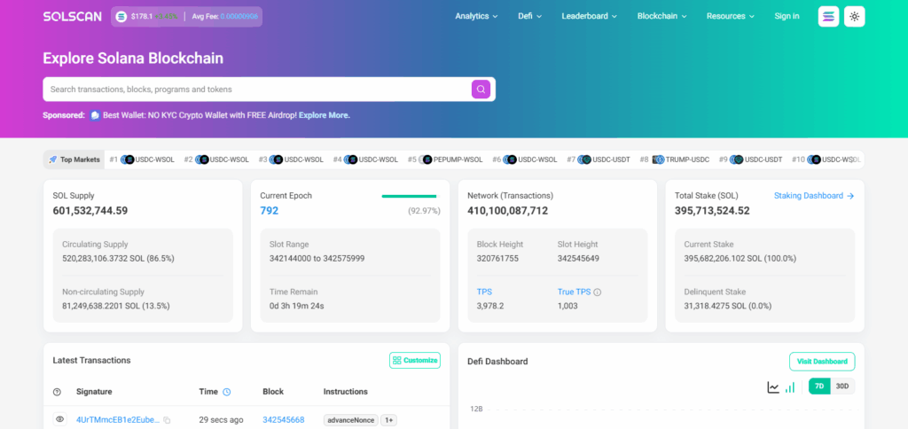 How to Identify Whales On-Chain: A Simple Guide 8 Solscan