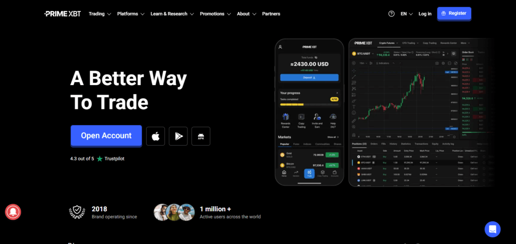 10 Best Gate.io Alternatives 2025: Top Crypto Exchanges Compared 9 PrimeXBT