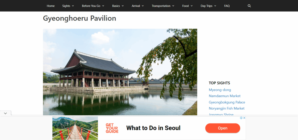 Where is Gyeongbokgung Palace in South Korea? Location & Travel Guide 6 Stroll Gyeonghoeru Pavilion and Hyangwonjeong Pond