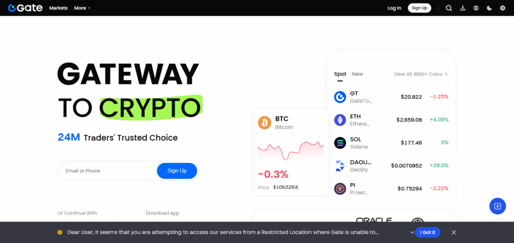 10 Best Crypto Exchanges in Cyprus 7 Gate.io