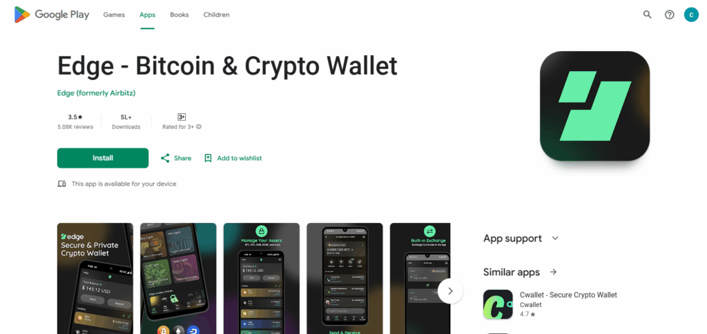 10 Best Mobile Crypto Wallet For Android 7 Edge Wallet
