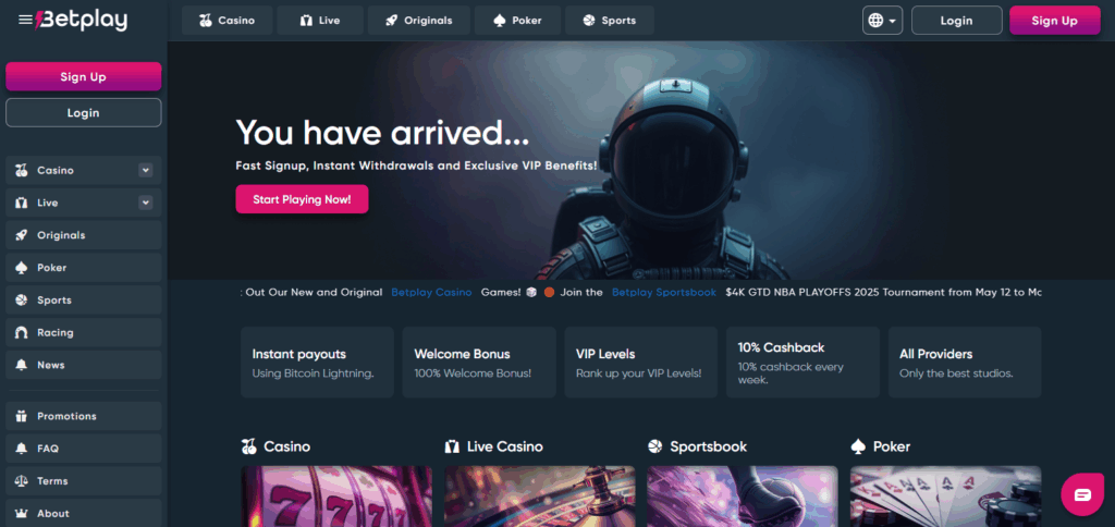 9 Best BTC Casinos in Asia for 2025 5 Betplay Casino