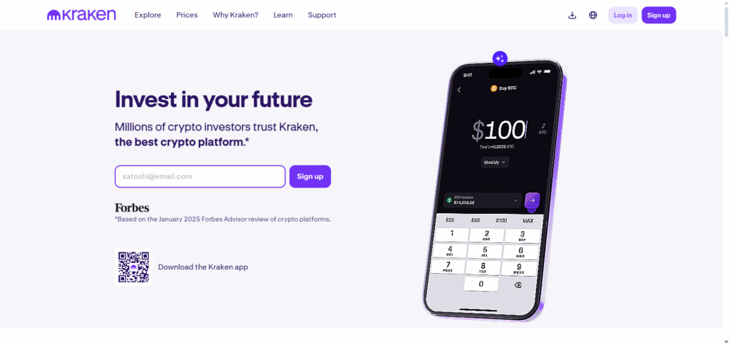 10 Best Crypto Exchanges with Liquidity Pools for Easy Yield Farming in 2025 3 Kraken