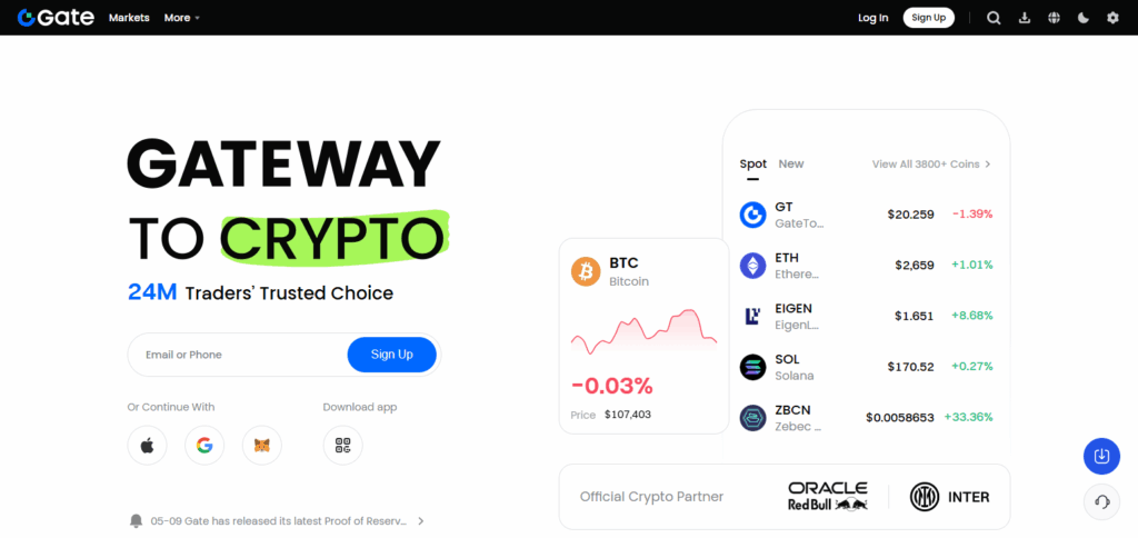 10 Best Crypto Exchanges for Auto DCA 11 Gate.io