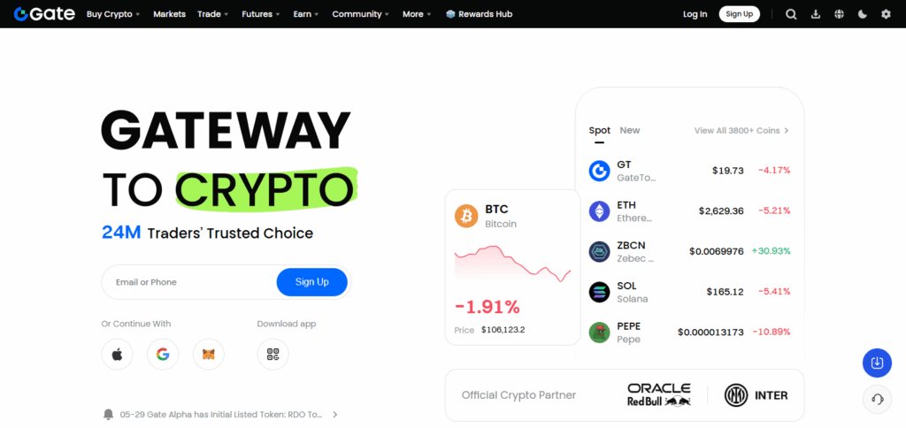 10 Best Crypto Exchanges in Micronesia for Secure & Easy Trading 9 Gate.io