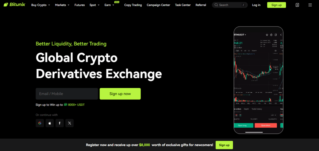 Best Crypto Exchanges in Liechtenstein 2025 | Secure & Trusted Platforms 6 Bitunix