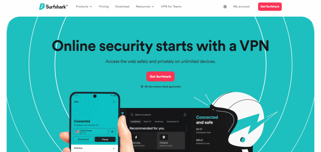 Surfshark Crypto-Friendly VPNs
