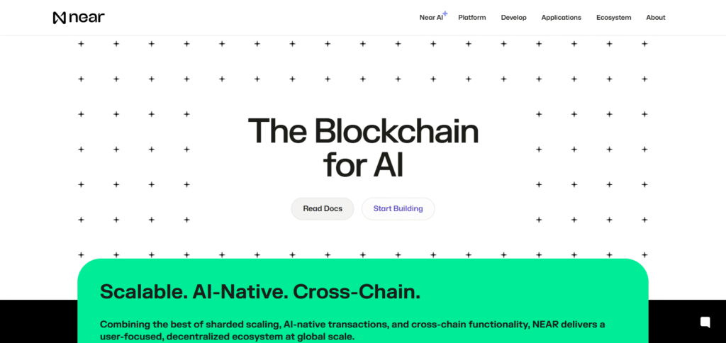 Near Protocol User-friendly Blockchains For Devs