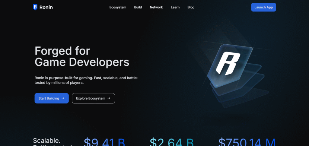 Ronin Network High Throughput Blockchains For NFT Gaming