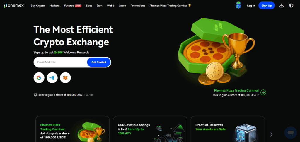 10 Best Zoomex Crypto Exchanges Alternatives 8 Phemex Zoomex Crypto Exchanges Alternatives