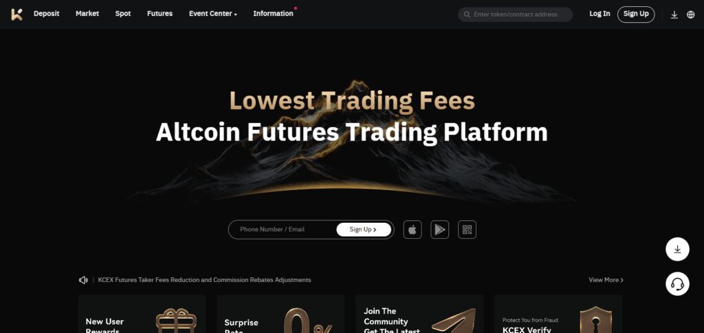 KCEX Zoomex Crypto Exchanges Alternatives 