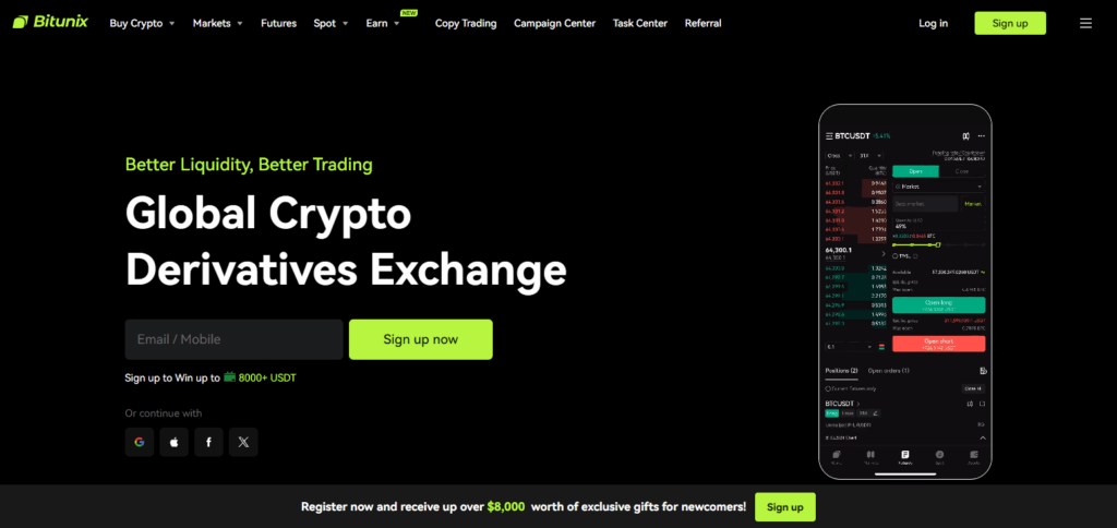 10 Best Zoomex Crypto Exchanges Alternatives 2 Bitunix Zoomex Crypto Exchanges Alternatives