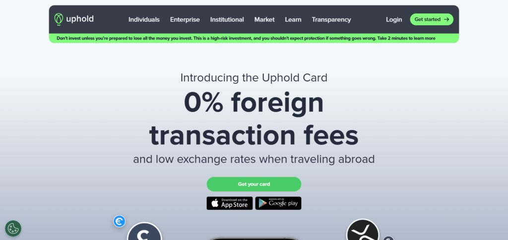 10 Best Remitano Crypto Exchanges Alternatives 7 Uphold Remitano Crypto Exchanges Alternatives