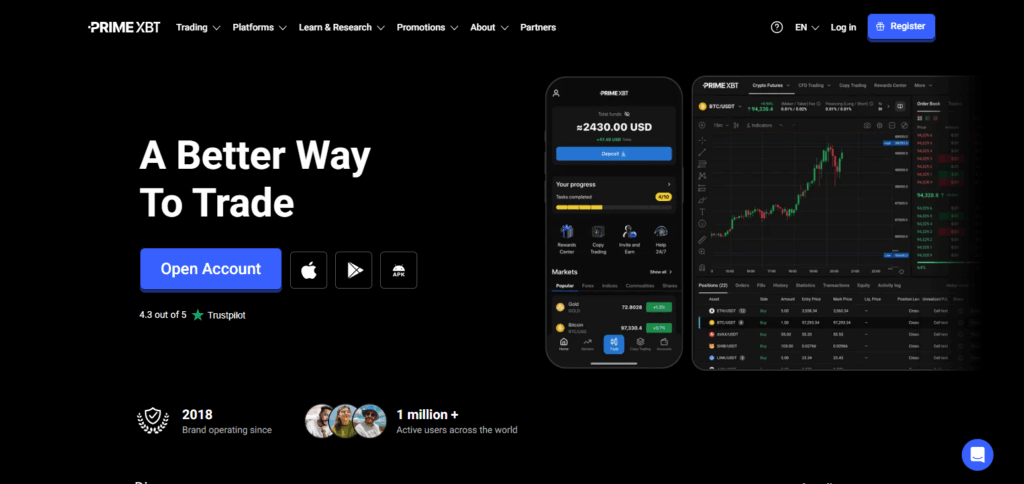 10 Best Remitano Crypto Exchanges Alternatives 9 PrimeXBT