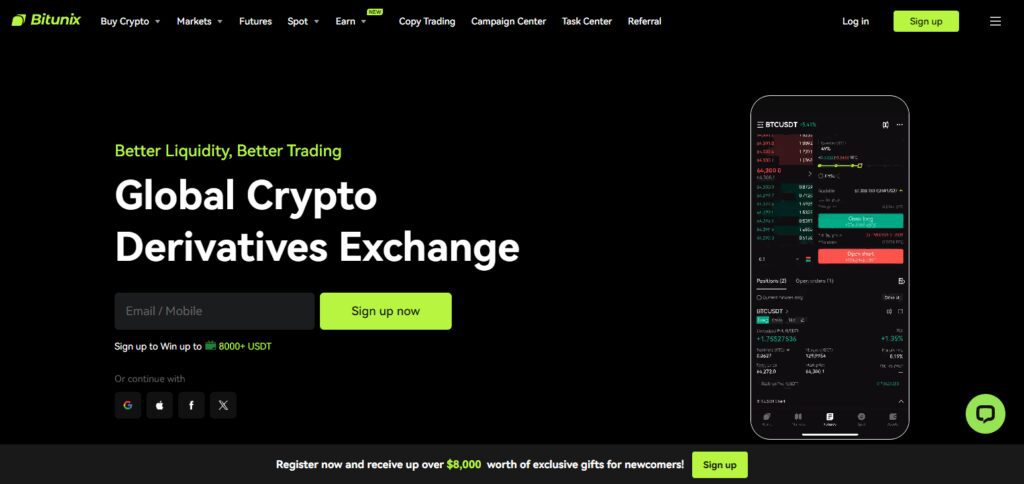 Bitunix MGBX Crypto Exchanges Alternatives