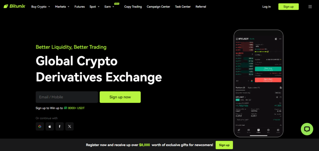10 Best MGBX Crypto Exchanges Alternatives 9 Bitunix MGBX Crypto Exchanges Alternatives