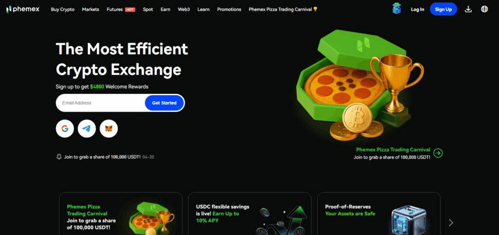 Phemex MGBX Crypto Exchanges Alternatives