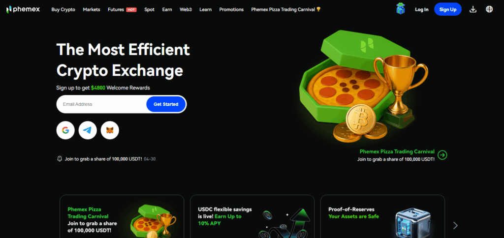 10 Best MGBX Crypto Exchanges Alternatives 8 Phemex MGBX Crypto Exchanges Alternatives