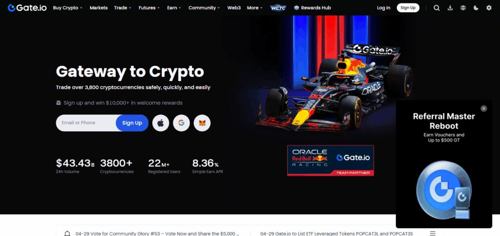 Gate.io MGBX Crypto Exchanges Alternatives