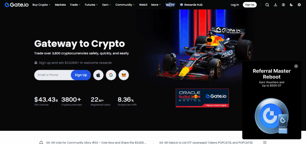 10 Best MGBX Crypto Exchanges Alternatives 6 Gate.io MGBX Crypto Exchanges Alternatives