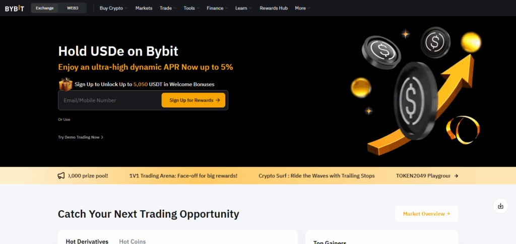 10 Best MGBX Crypto Exchanges Alternatives 3 Bybit MGBX Crypto Exchanges Alternatives