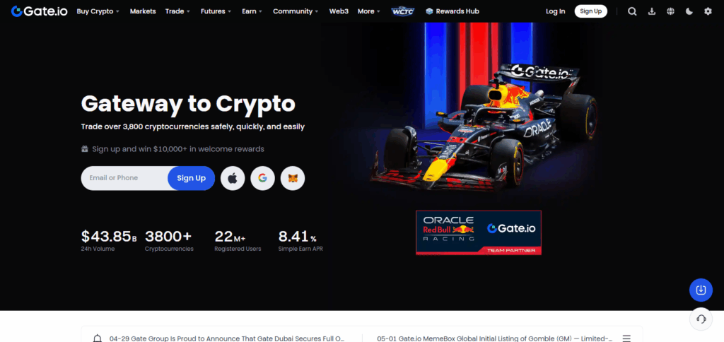 10 Best 4e Crypto Exchanges Alternatives 7 Gate.io 4e Crypto Exchanges Alternatives