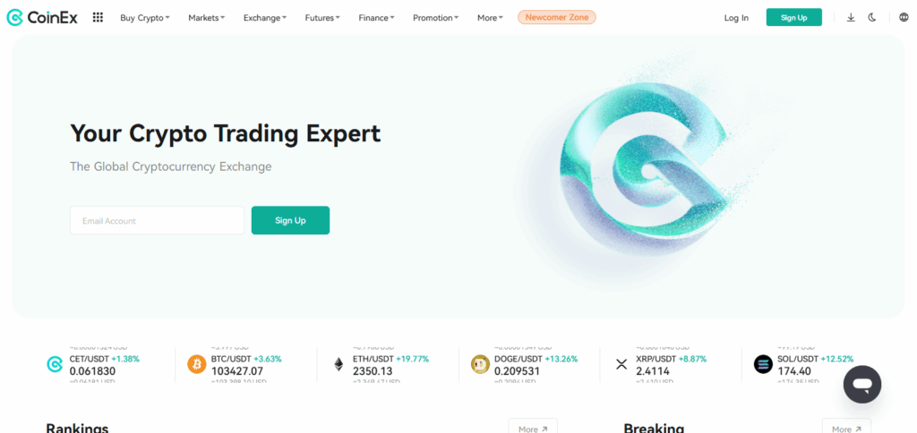 10 Best 4e Crypto Exchanges Alternatives 9 CoinEx 4e Crypto Exchanges Alternatives