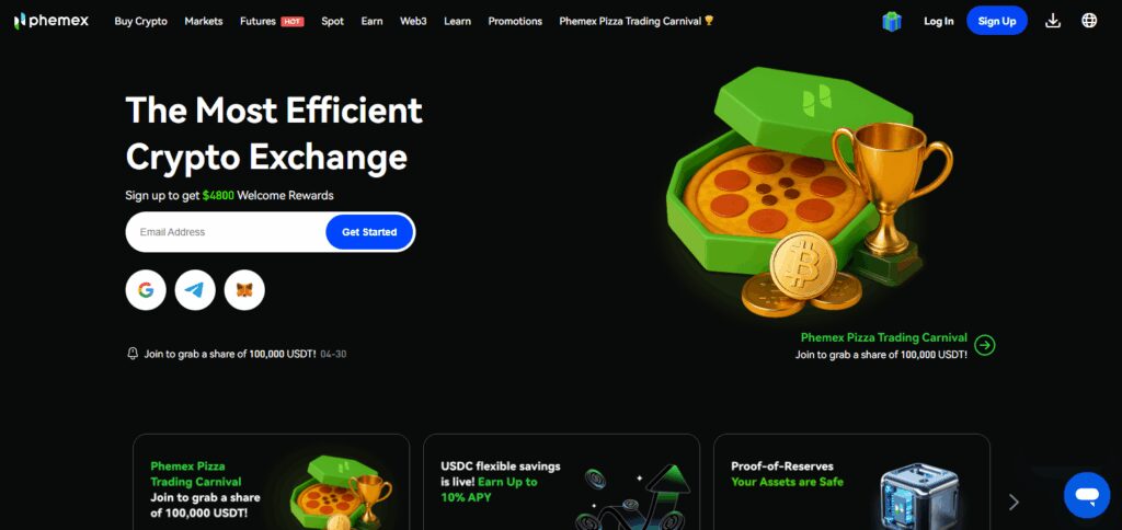 Phemex 4e Crypto Exchanges Alternatives 