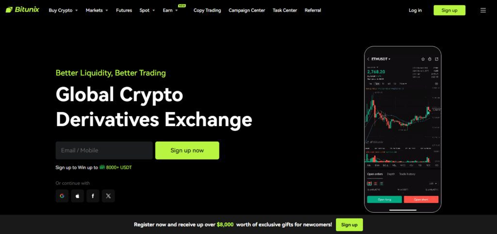 Bitunix 4e Crypto Exchanges Alternatives 