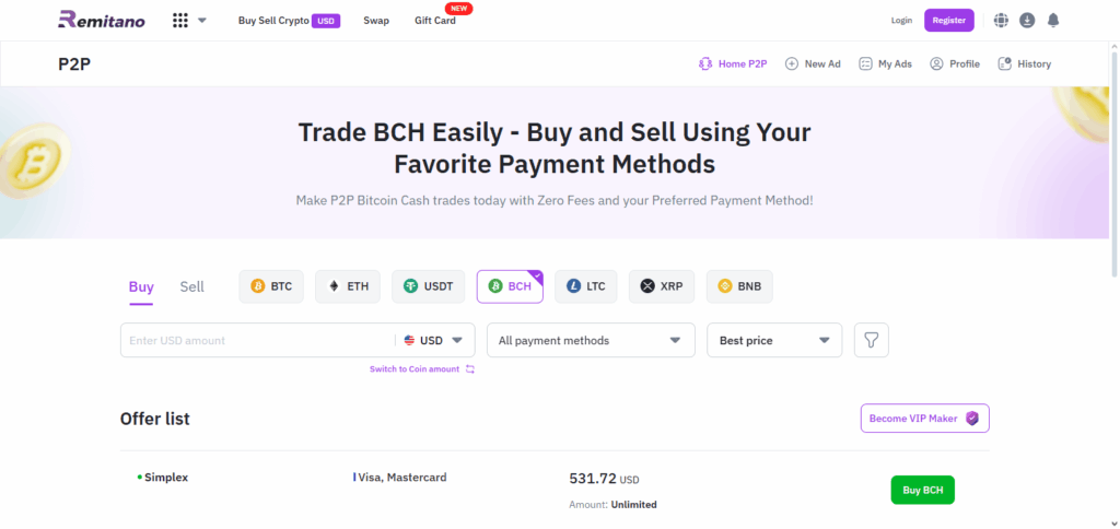 7 Best P2P Crypto Trading Platforms In Vietnam for 2025 3 Remitano