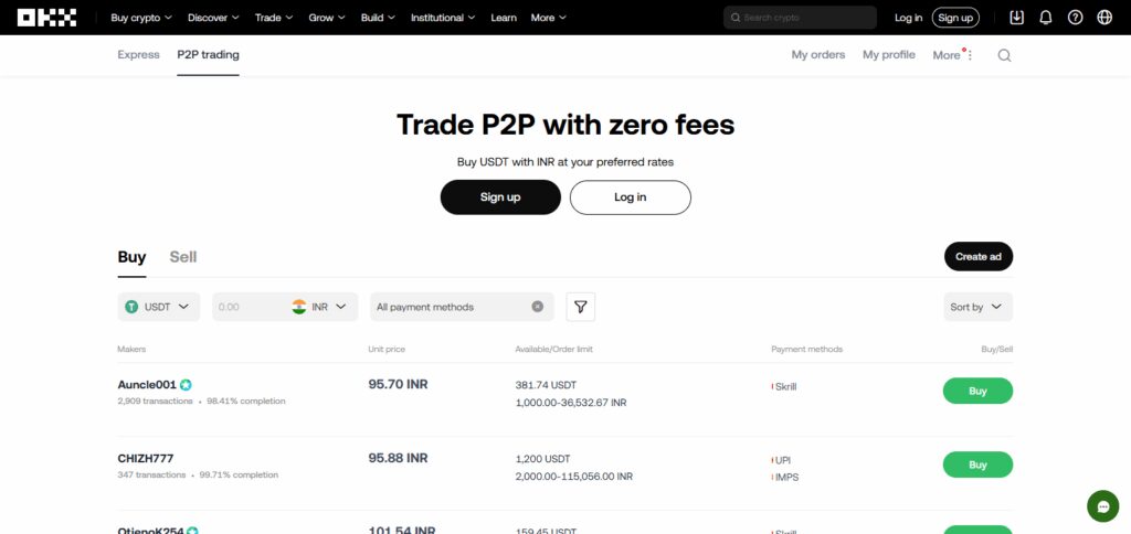 OKX P2P