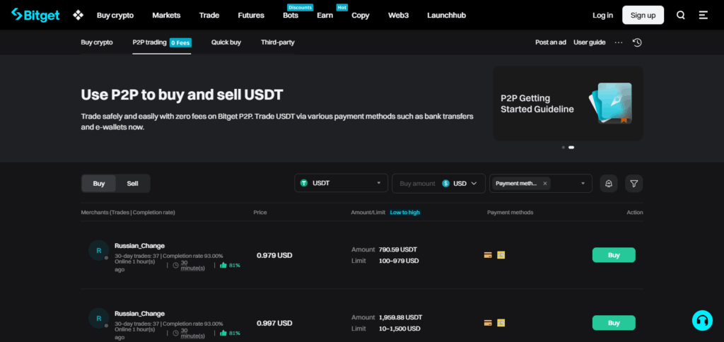 Best P2P Platforms to Buy and Sell Bitcoin Securely in 2025 6 Bitget P2P