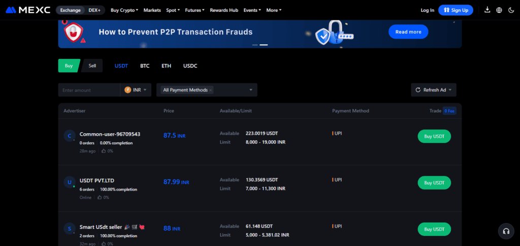 Best P2P Platforms to Buy and Sell Bitcoin Securely in 2025 8 MEXC P2P