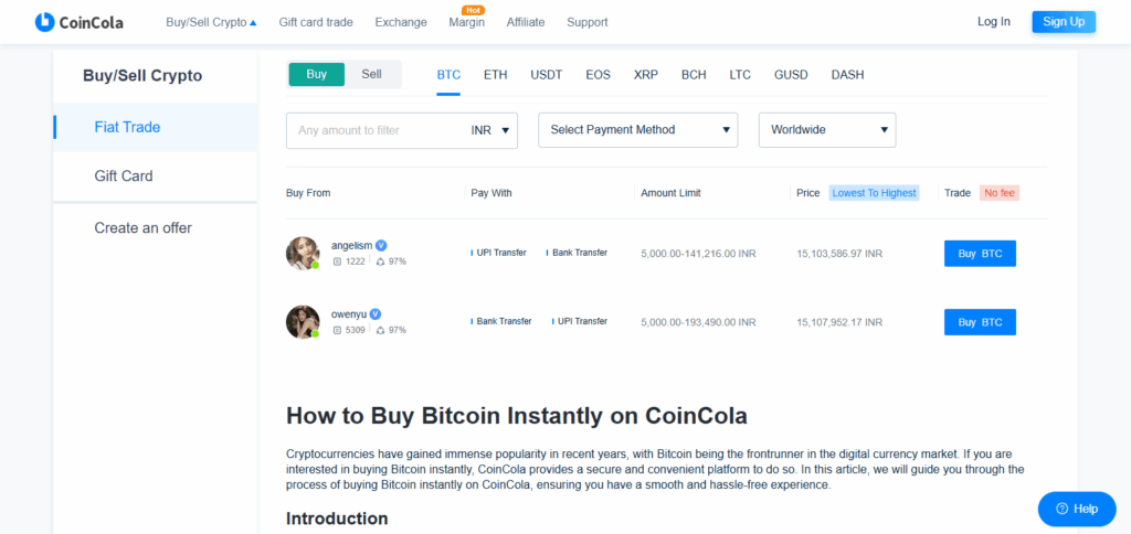 Top P2P Platforms for Trading Stablecoins in 2025 11 CoinCola