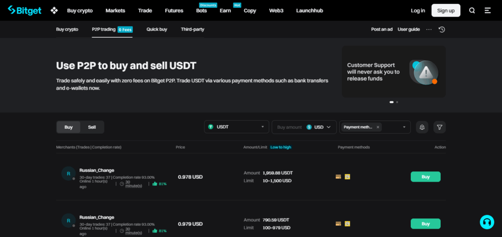 Best P2P Crypto Apps for Trading on the Go in 2025 8 Bitget P2P