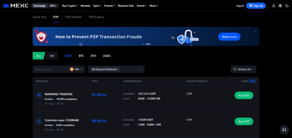Best P2P Crypto Apps for Trading on the Go in 2025 10 MEXC P2P