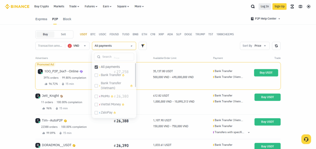 Top Peer-to-Peer Platforms for Buying and Selling Ethereum 3 Binance P2P Ethereum Exchanges