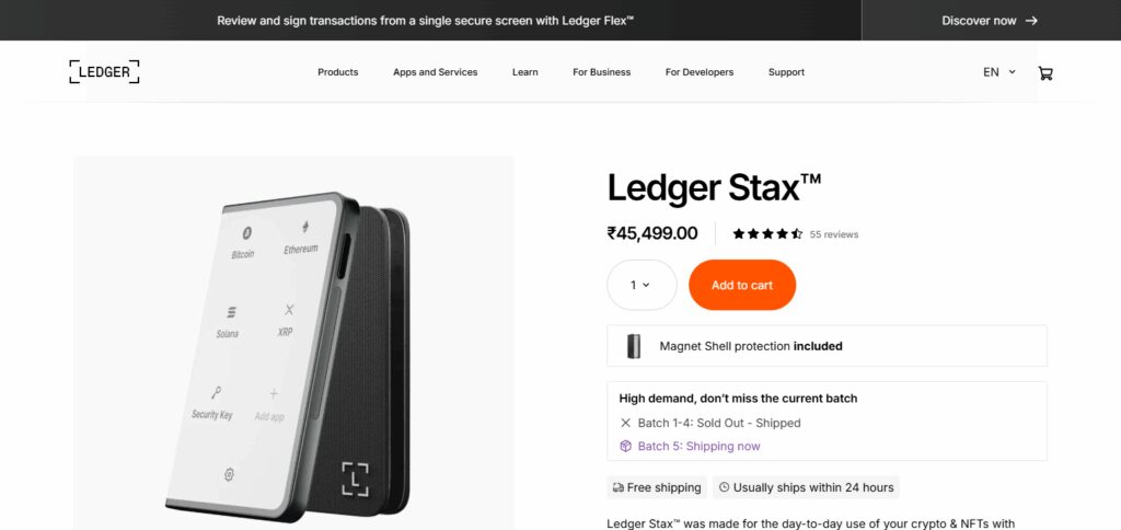 Ledger Stax