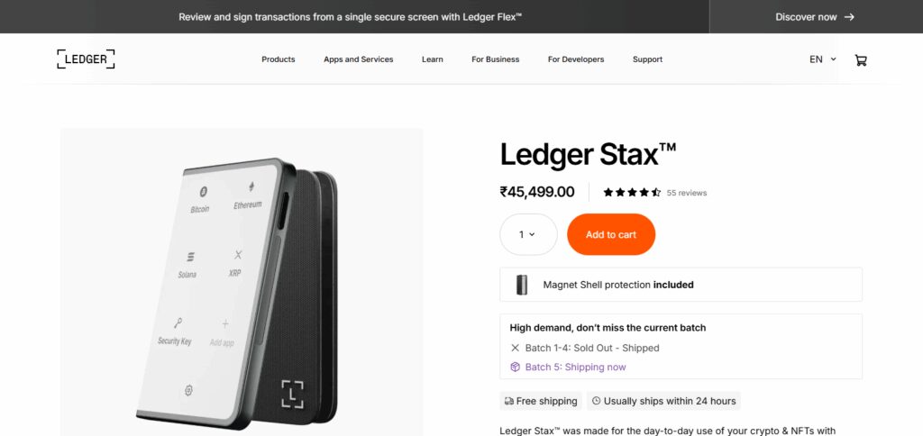 Ledger Stax