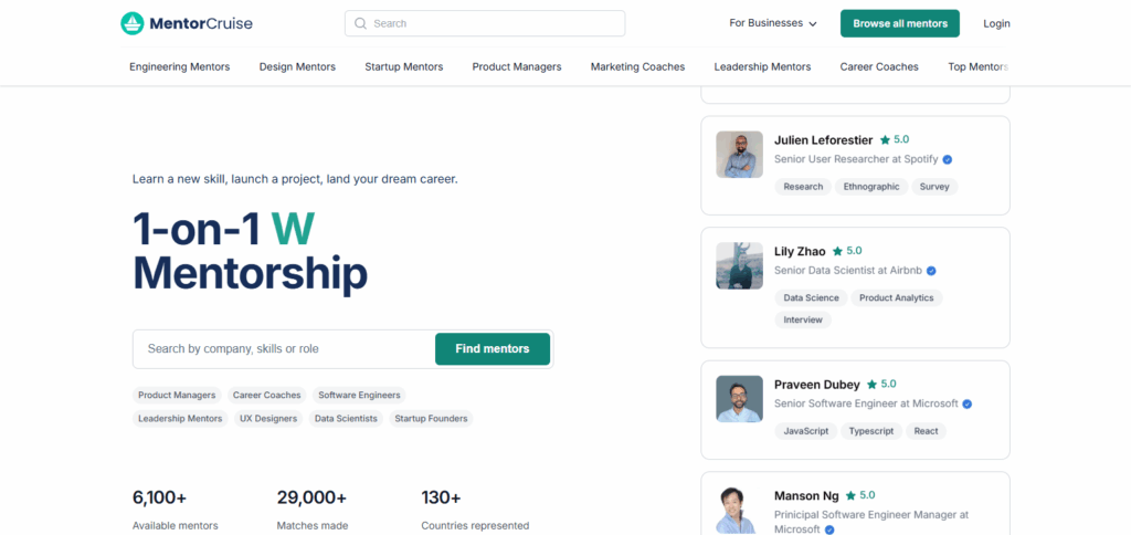 How to Find Tech Mentors: A Simple Guide to Connect and Grow 5 MentorCruise